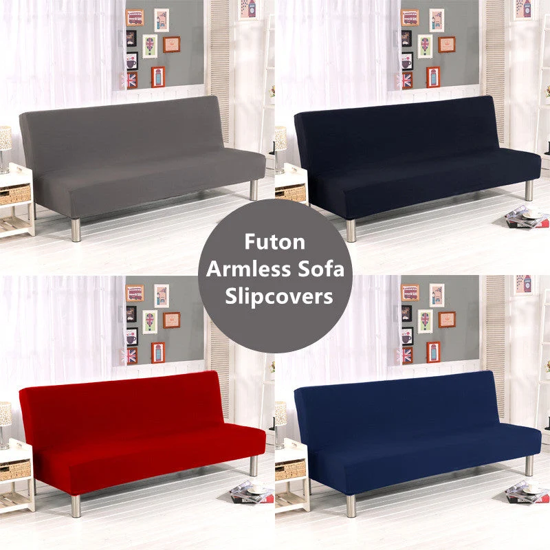 Armlose Futon-Sofa-Stretch-Bezüge