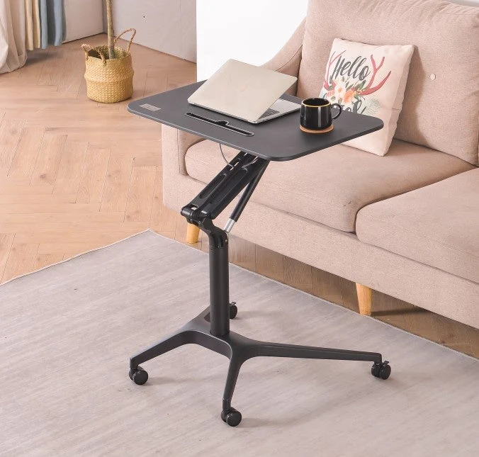 Pneumatische einbeinige Sitz-Steh-Schreibtisch höhenverstellbare Workstation