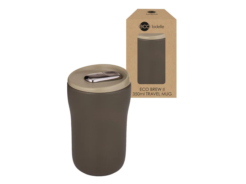 Ladelle ECO BREW II To-Go-Becher doppelwandig keramik sage 0,35l