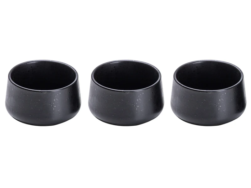 Ladelle ELEMENTS Schalenset mittel onyx Set3