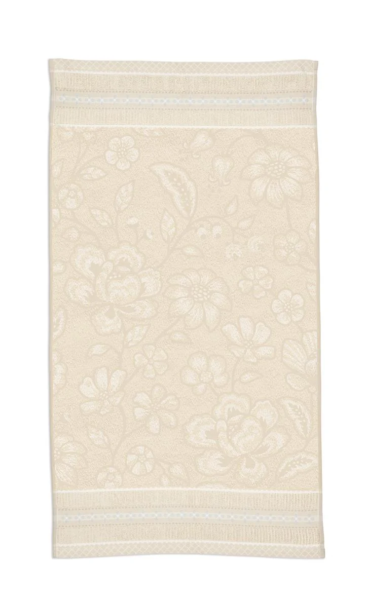 PIP STUDIO Jasmin Jaquard Handtuch sand 55x100cm (1 Stück)