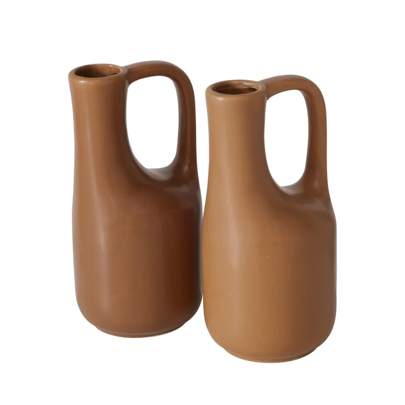 Boltze Mirosa Vase braun 18,2cm sortiert (1 Stück)