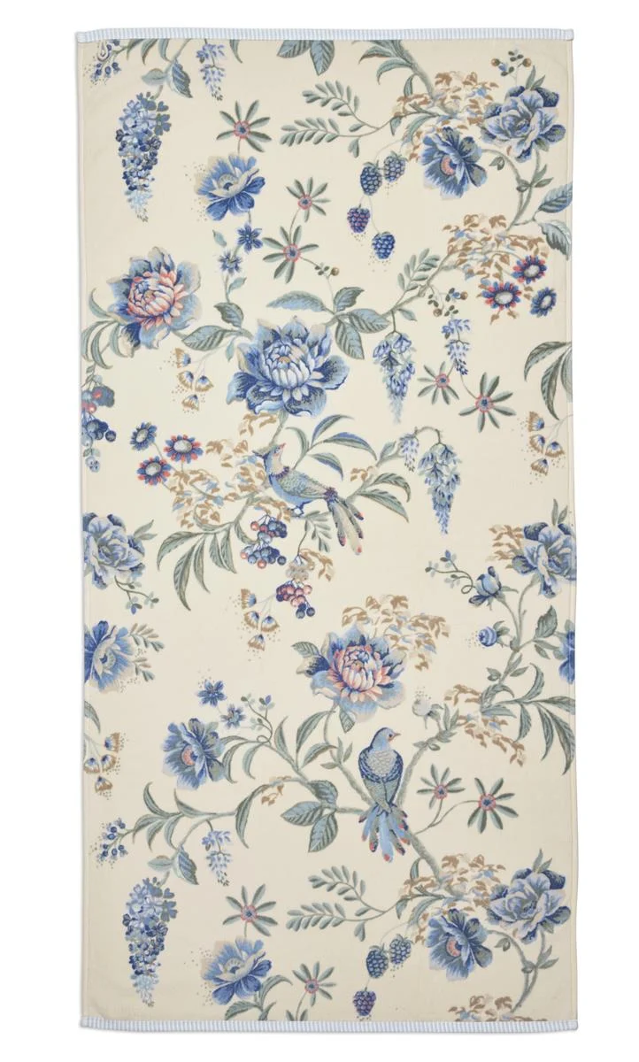 PIP STUDIO Secret Garden Duschtuch whiteblue 70x140cm (1 Stück)