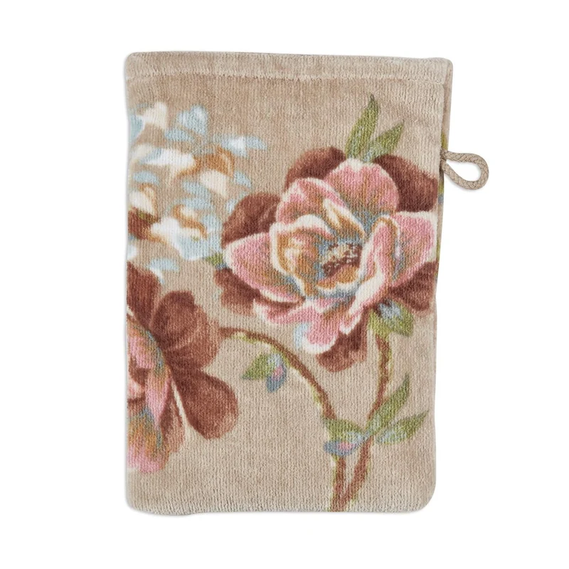 PIP STUDIO Secret Garden Waschhandschuh khaki 16x22cm (1 Stück)