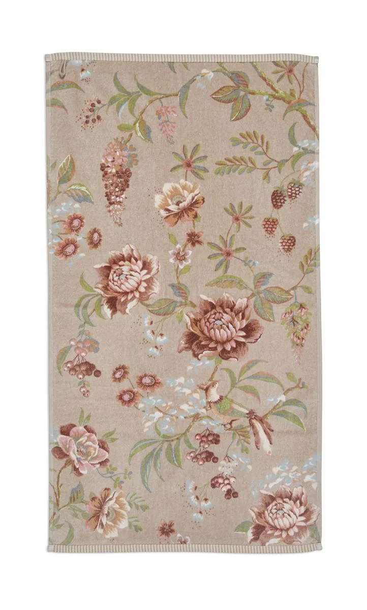 PIP STUDIO Secret Garden Handtuch khaki 55x100cm (1 Stück)