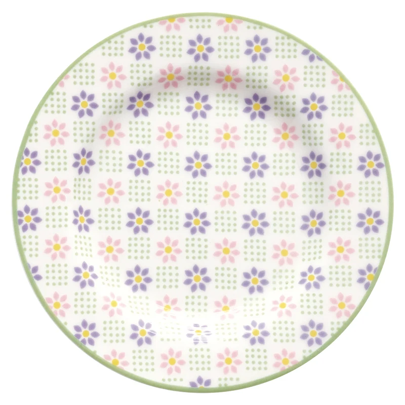 Greengate Sybille Brotteller white 15cm