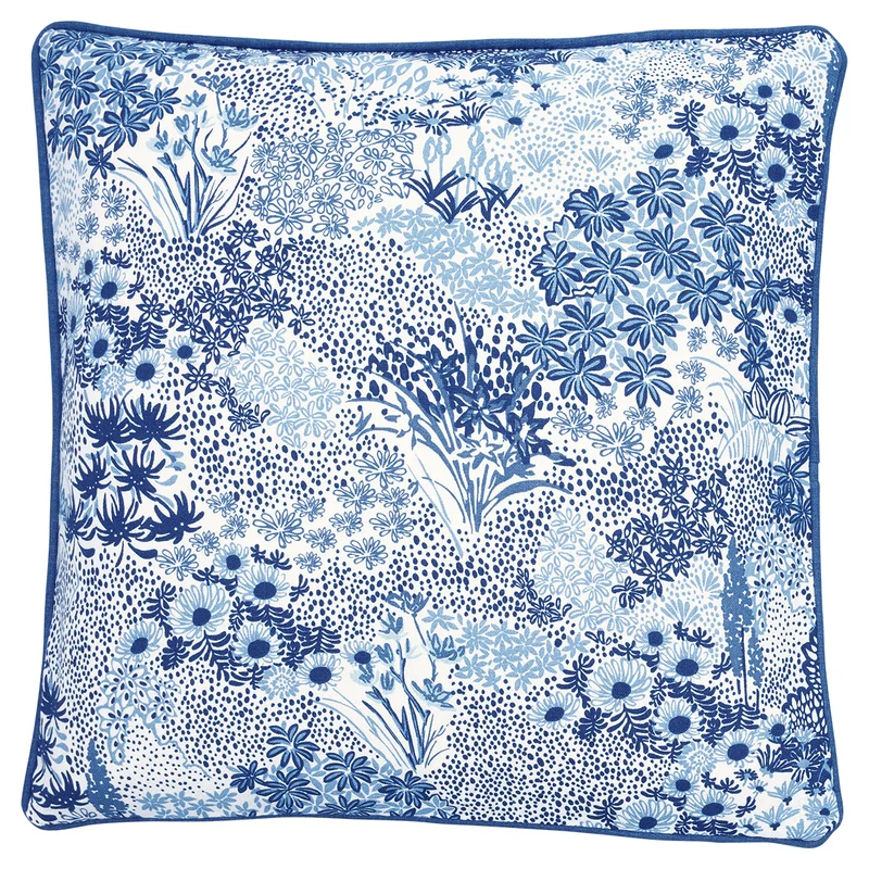 Greengate Kristel Kissenhülle blue 40x40cm