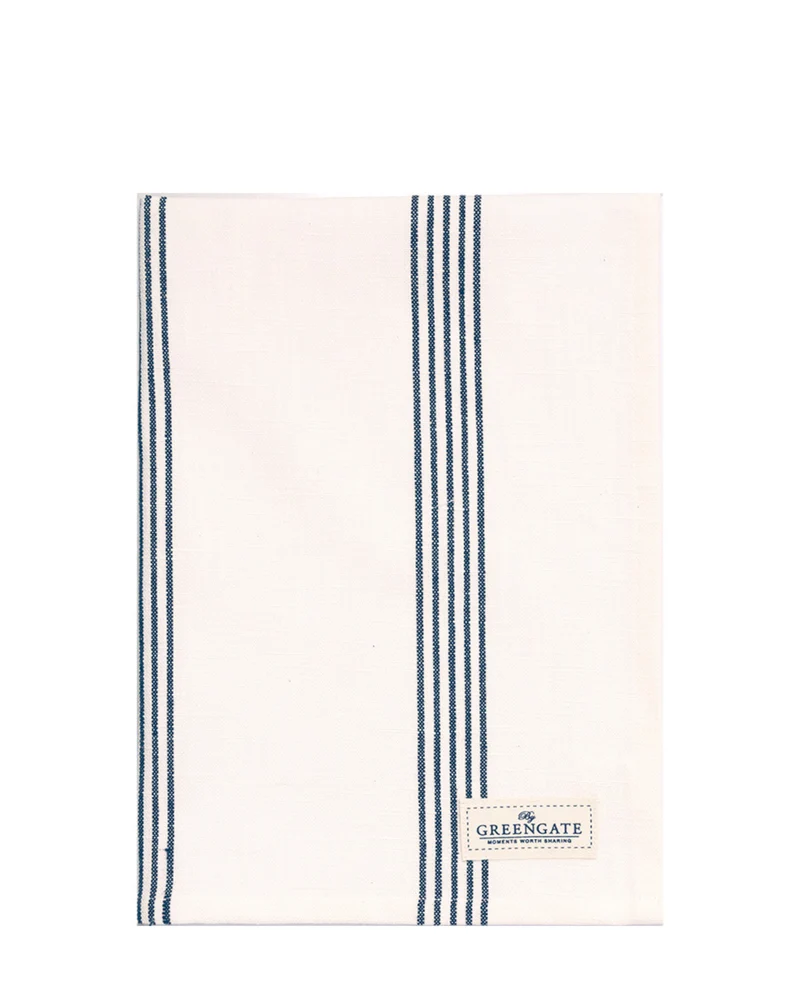 Greengate Gladys Geschirrtuch grey 50x70cm