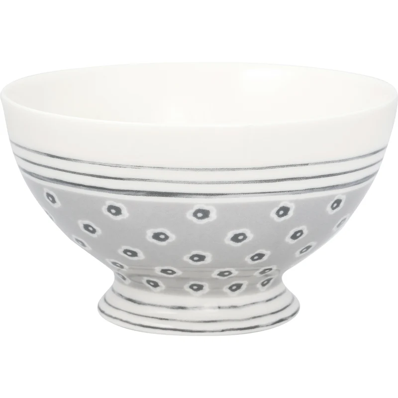 Greengate Malia Suppenbowl grey 0,5l