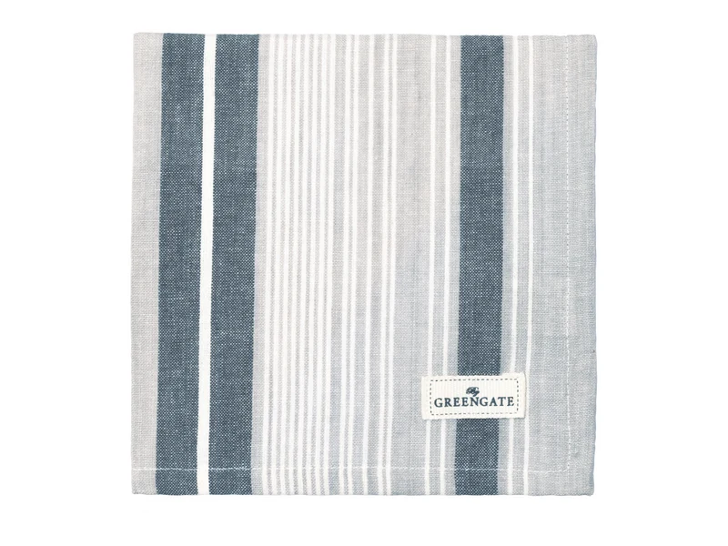 Greengate Semira Stoffserviette grey 40x40cm