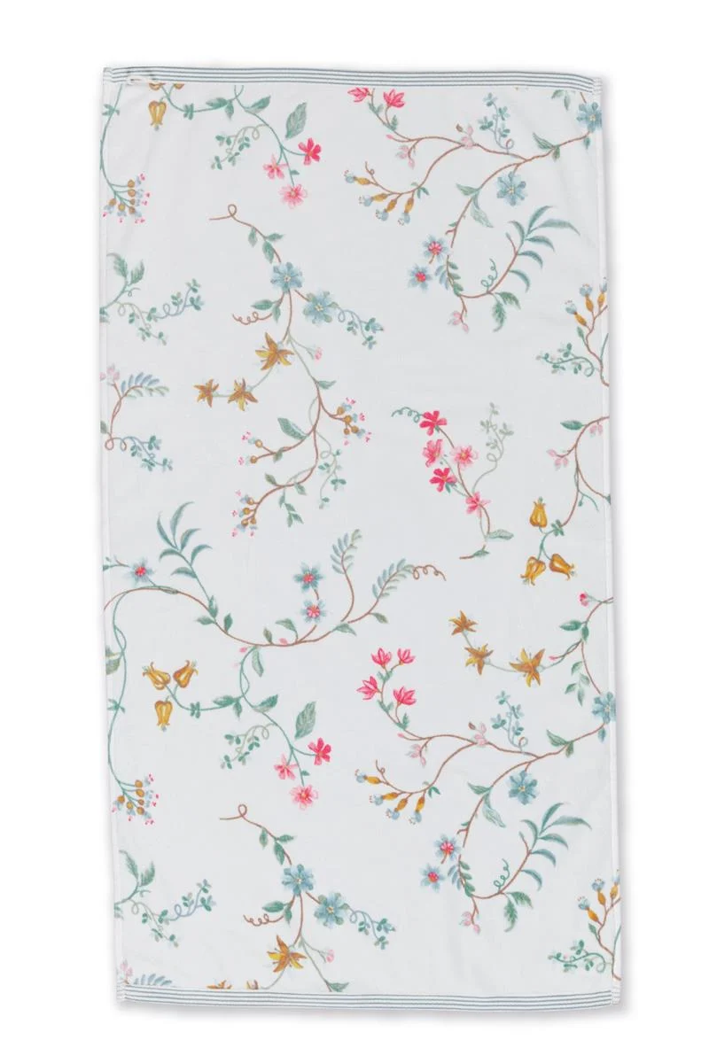 PIP STUDIO Les Fleurs Handtuch weiß 55x100cm (1 Stück)