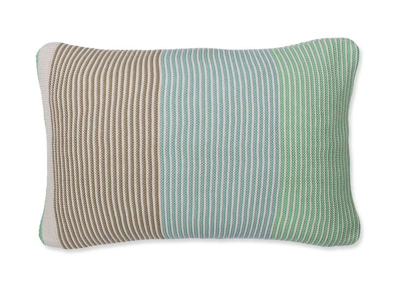 PIP STUDIO Blockstripe Cus Kissen light green 40x60cm (1 Stück)