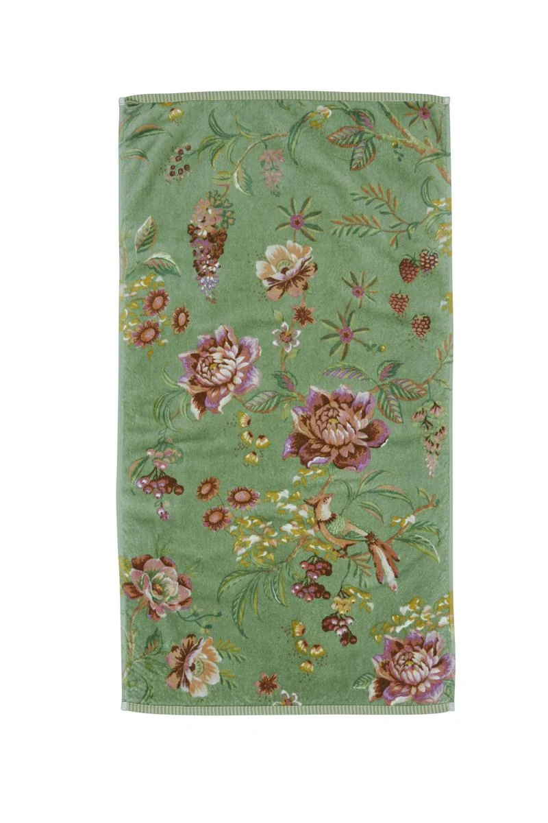 PIP STUDIO Secret Garden Handtuch green 55x100cm (1 Stück)