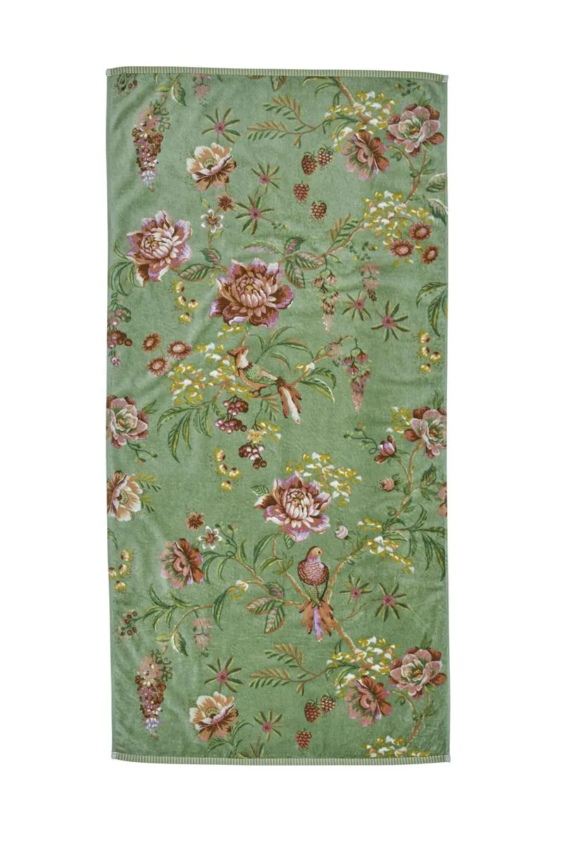 PIP STUDIO Secret Garden Duschtuch green 70x140cm (1 Stück)
