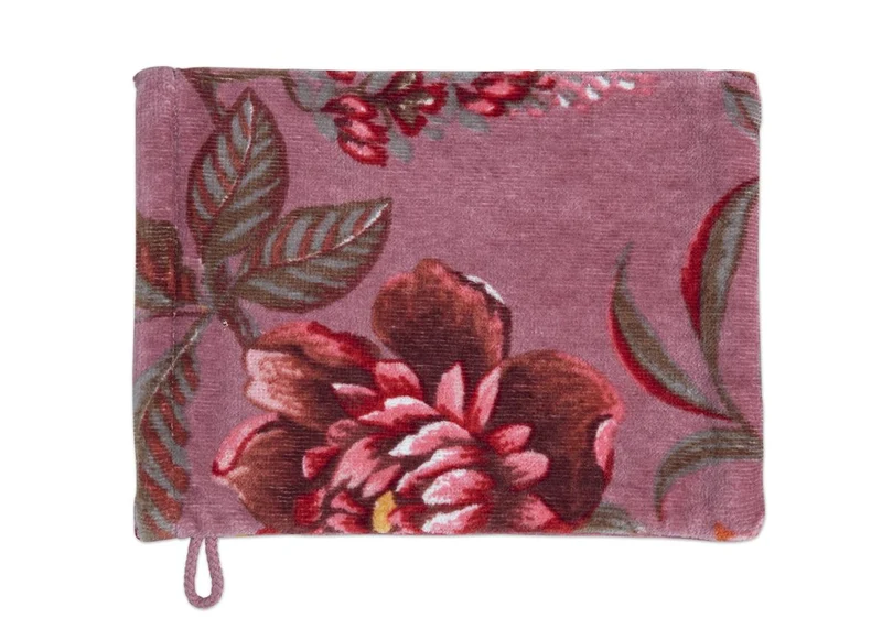 PIP STUDIO Secret Garden Waschhandschuh mauve 16x22cm (1 Stück)