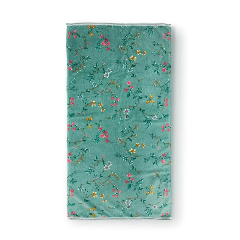 PIP STUDIO Les Fleurs Duschtuch green 70x140cm (1 Stück)
