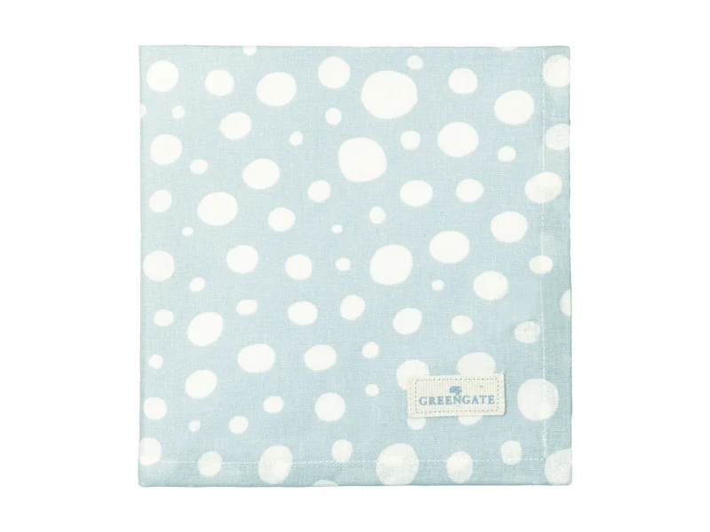 Greengate Neva Stoffserviette pale blue 40x40cm