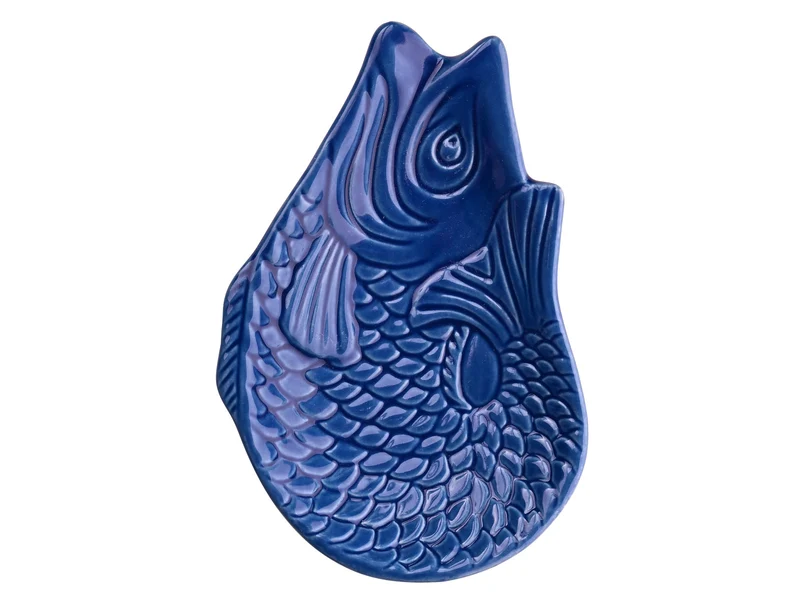 Giftcompany Monsieur Carafon Fisch Dekoteller azure 12,5x8,3cm