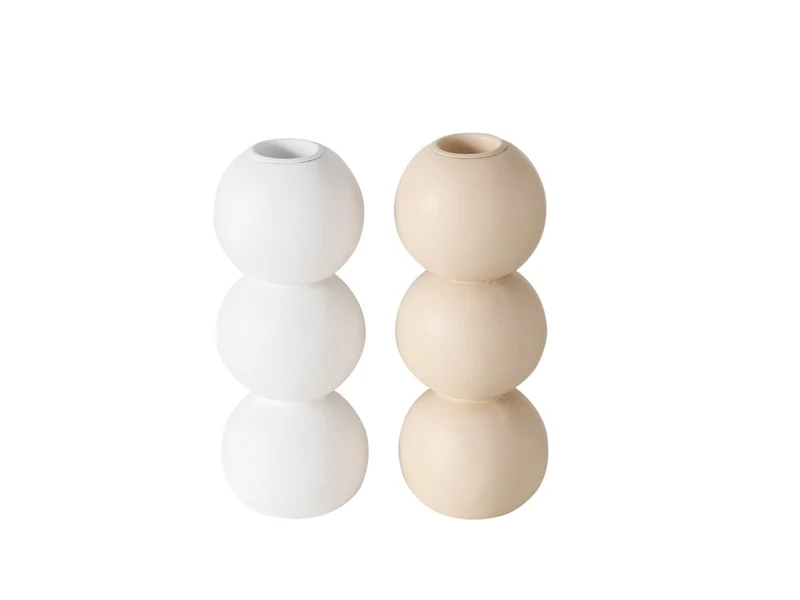 Boltze Bally Kerzenleuchter mehrfarbig 15 cm sortiert (1Stück)