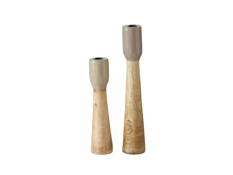 Boltze Caldeas Kerzenleuchter braun 40 cm (1Stück)