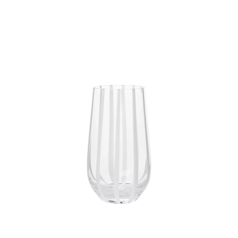 Broste Copenhagen Stripe Wasserglas 0,55l