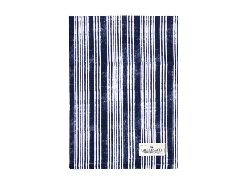 Greengate Valetta Geschirrtuch blue 70x50cm
