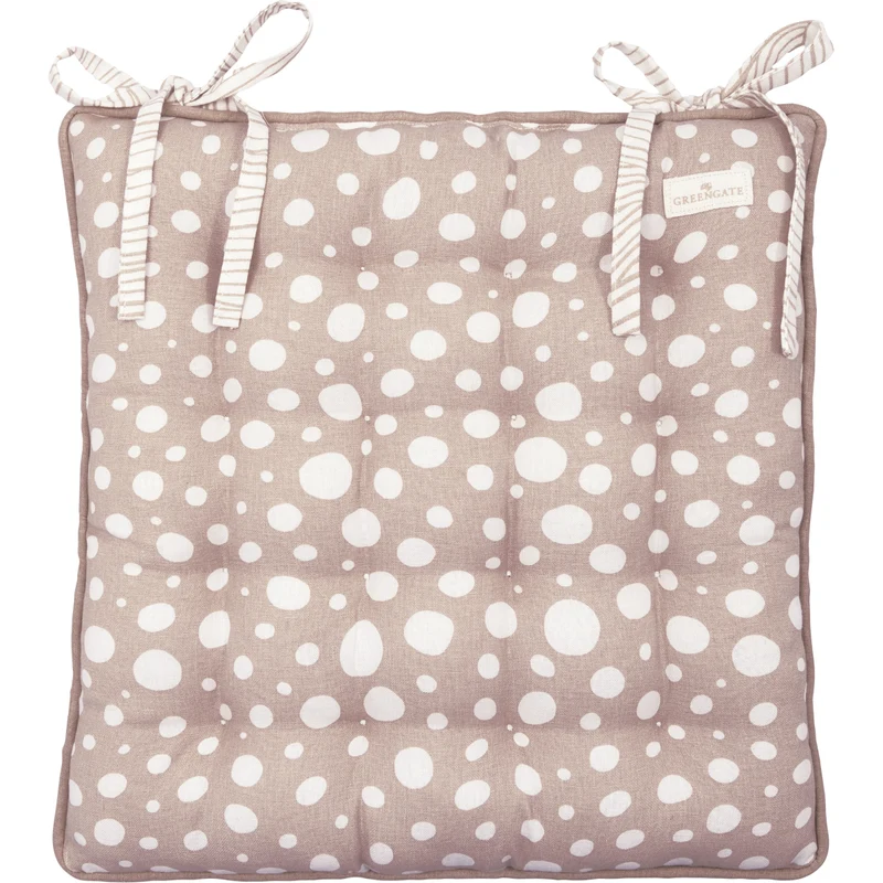 Greengate Neva Sitzkissen beige large 40x40cm