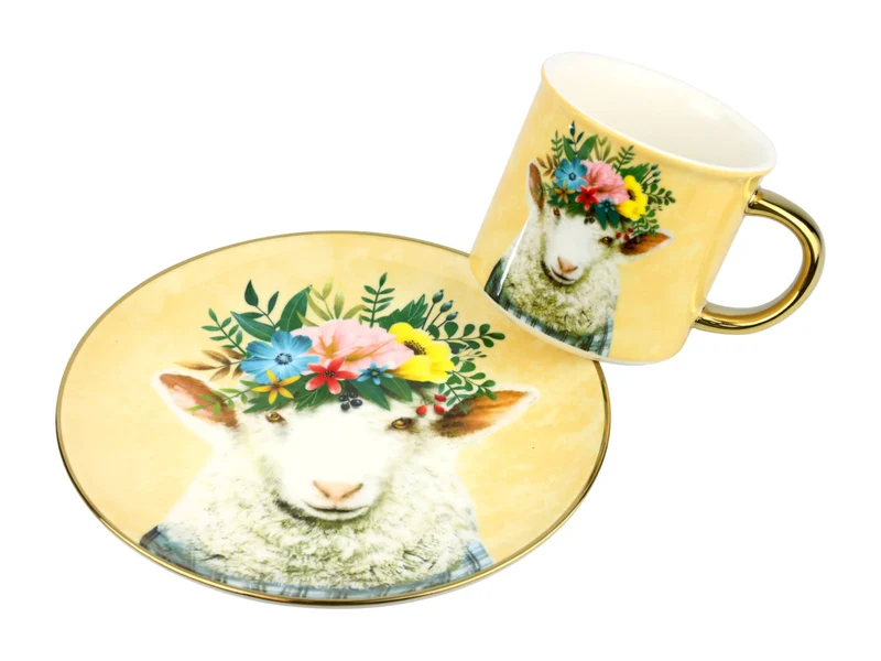 Hoff-Interieur Sweet Sheep Gedeck 2tlg