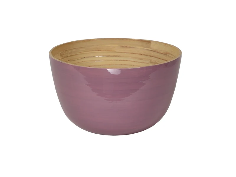 albert L. (punkt) Bambus-Schüssel mauve 26 x 16 cm