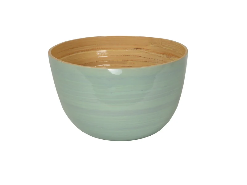 albert L. (punkt) Bambus-Schüssel eisblau 26 x 16 cm