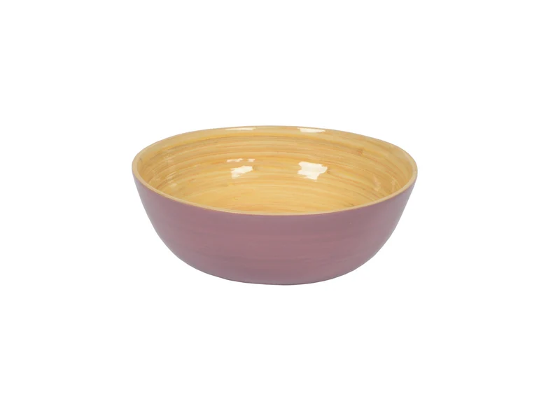 albert L. (punkt) Bambus-Schüssel flach mauve 18 x 7 cm