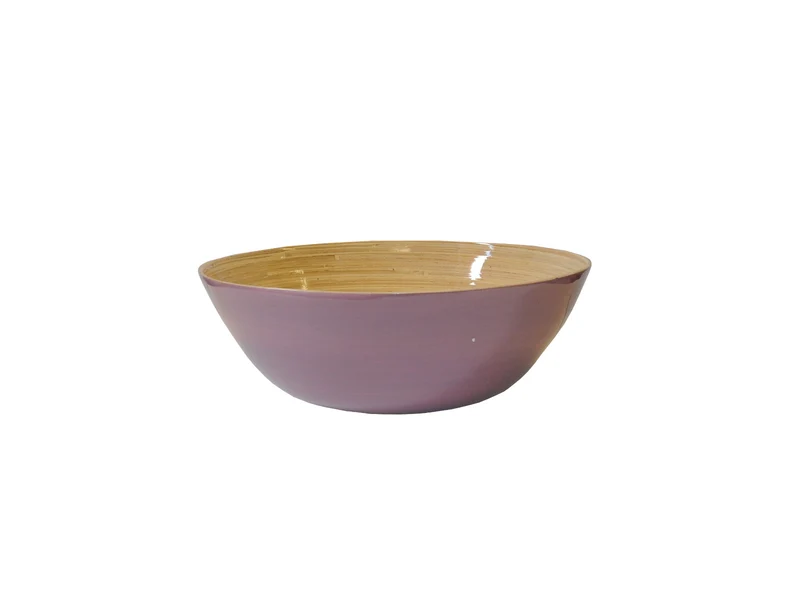 albert L. (punkt) Bambus-Schüssel mauve 40 x 14 cm