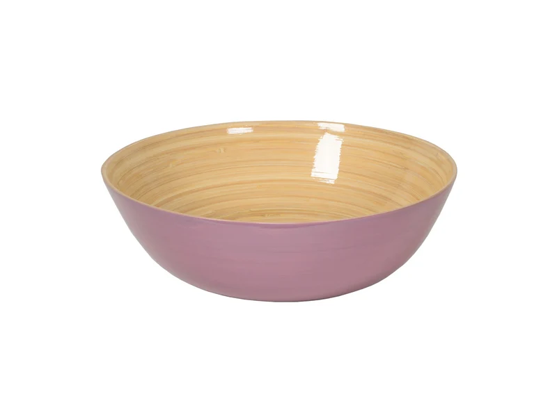 albert L. (punkt) Bambus-Schüssel flach mauve 30 x 10 cm