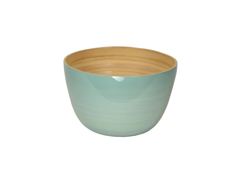 albert L. (punkt) Bambus-Schüssel eisblau 22 x 14 cm