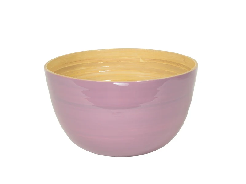albert L. (punkt) Bambus-Schüssel mauve 30 x 18 cm