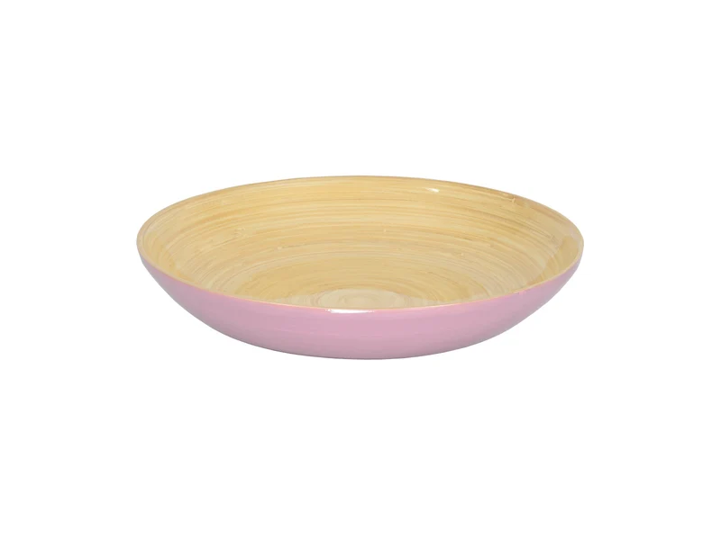albert L. (punkt) Bambus-Obstschale mauve 30 x 5,5 cm