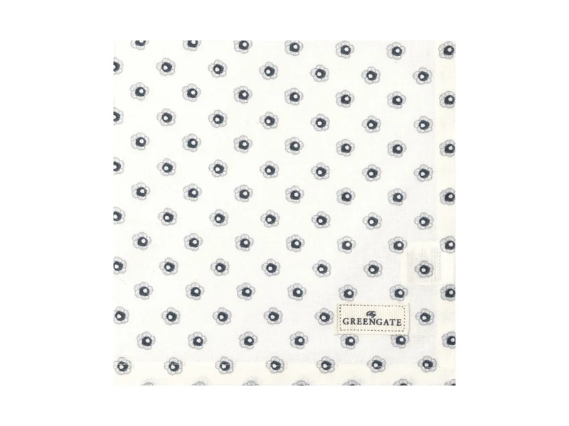 Greengate Malia Stoffserviette white 40x40cm