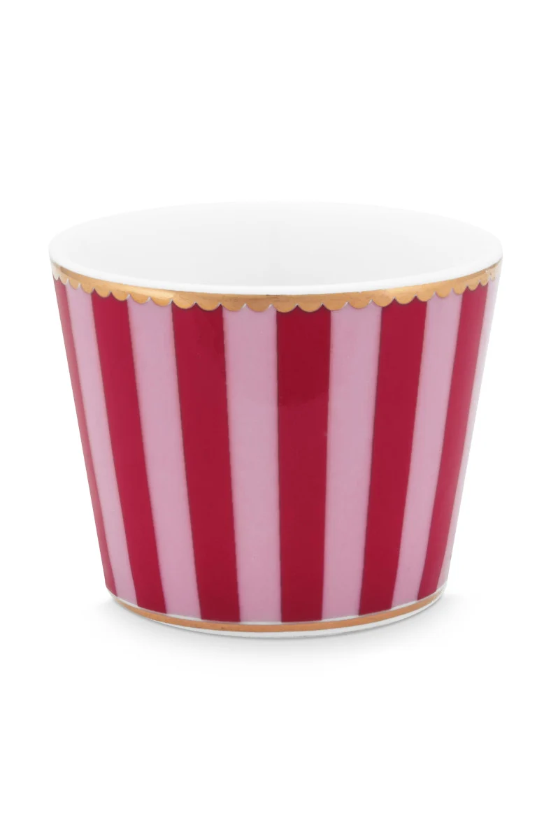 PIP STUDIO Love Birds Stripes Eierbecher rot/pink