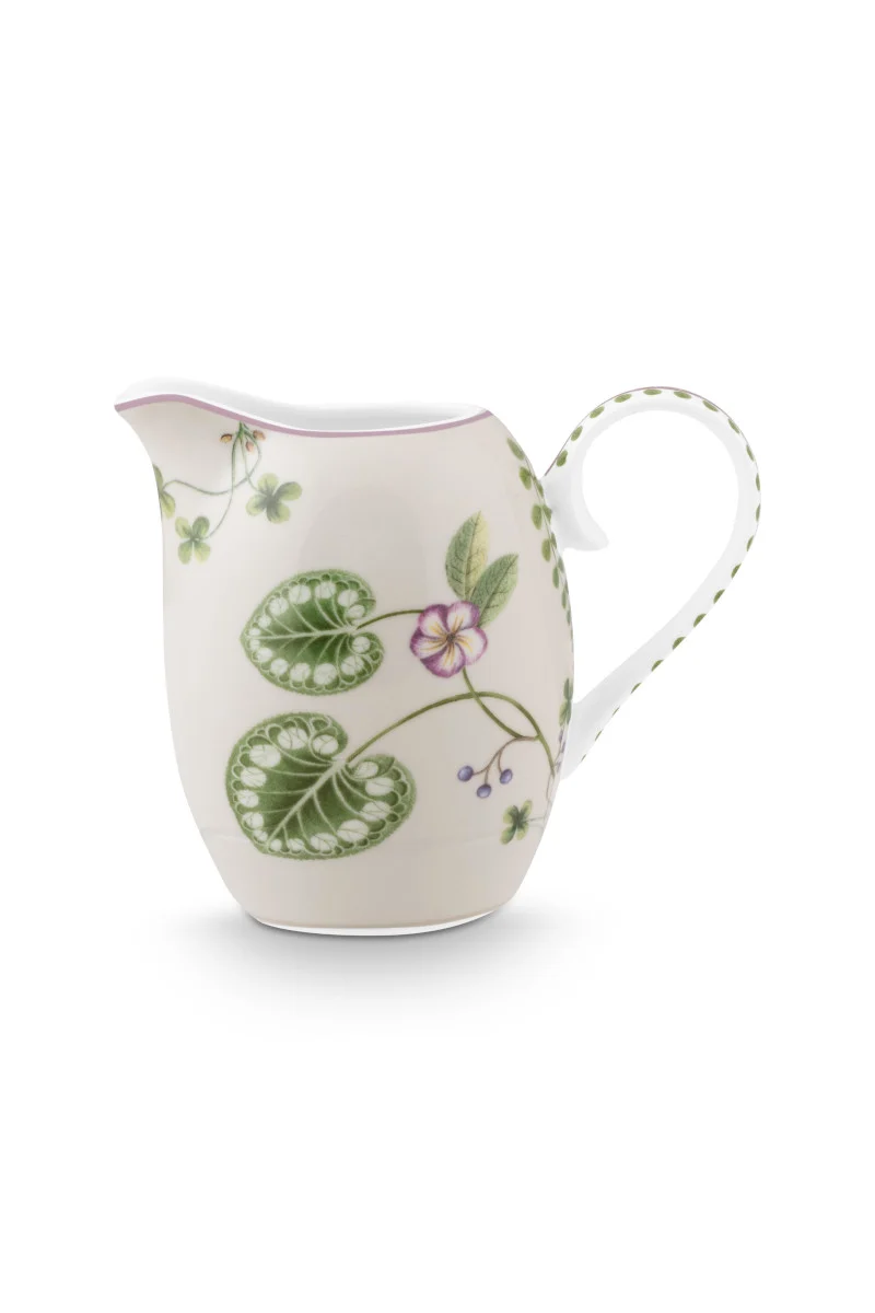 PIP StUDIO Lily&Lotus Krug weiss/bunt 250ml