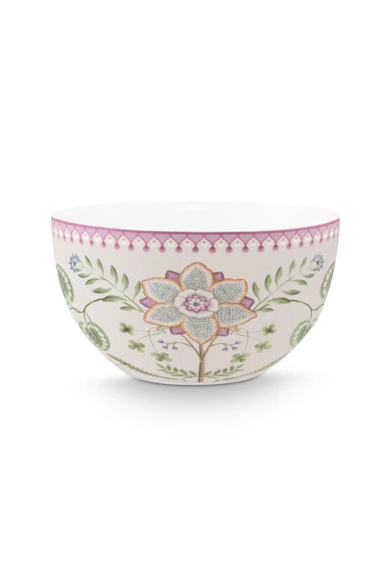 PIP STUDIO Lily&Lotus Bowl weiss/bunt 18cm