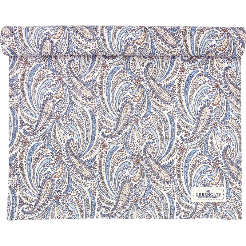 Greengate Elva Tischläufer beige 140x45cm