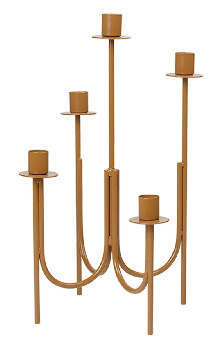Broste Copenhagen Farri Leuchter golden brown 36cm