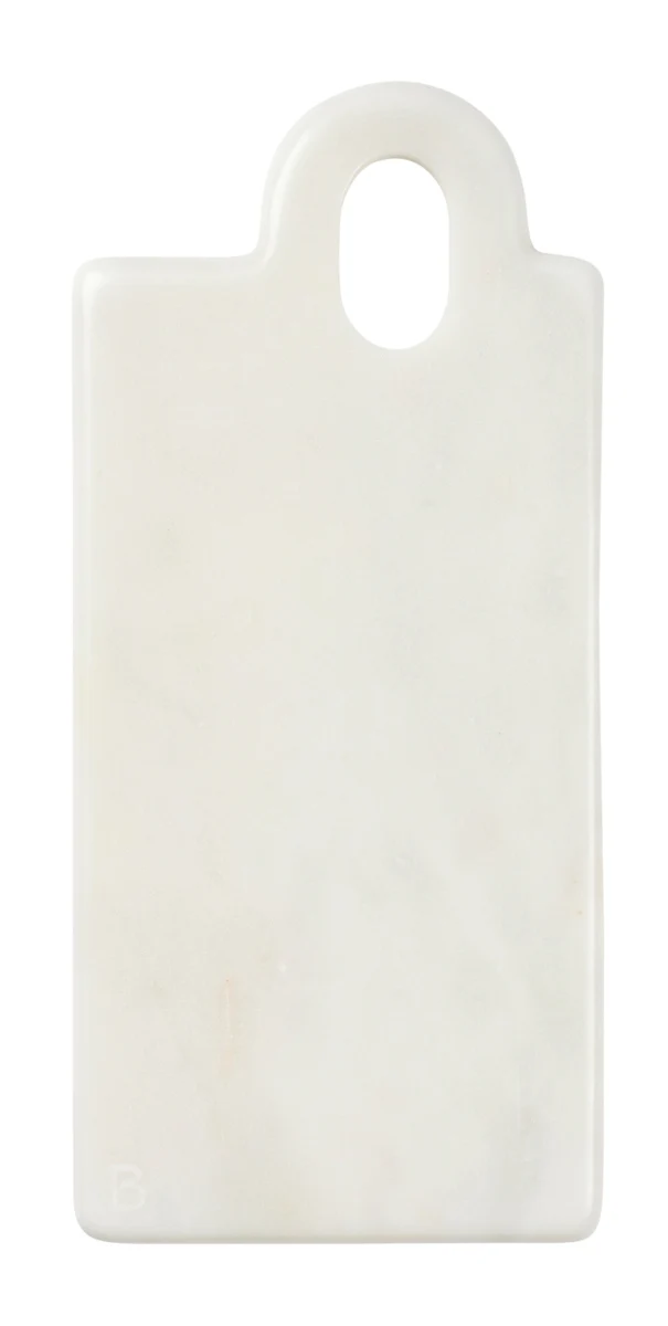 Broste Copenhagen Olina Schneidebrett white marmor 14x31cm