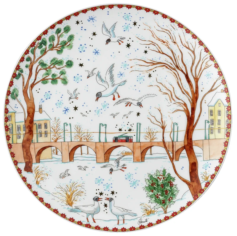 Hutschenreuther Sammelkollektion 2023 Weihnachtsklänge II Teller flach 22cm