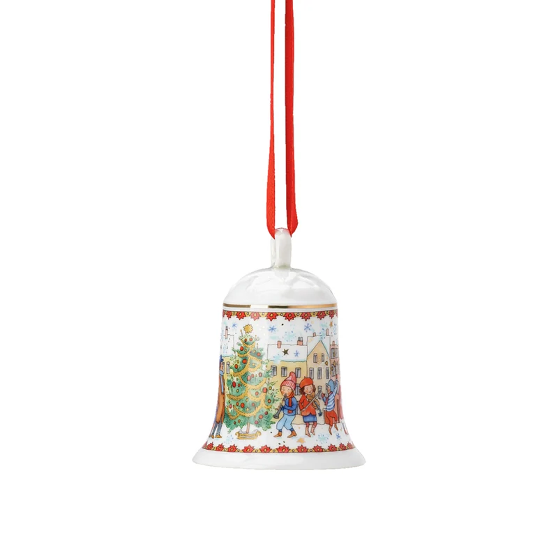 Hutschenreuther Porzellanglocke Weihnachtsglocke 2023