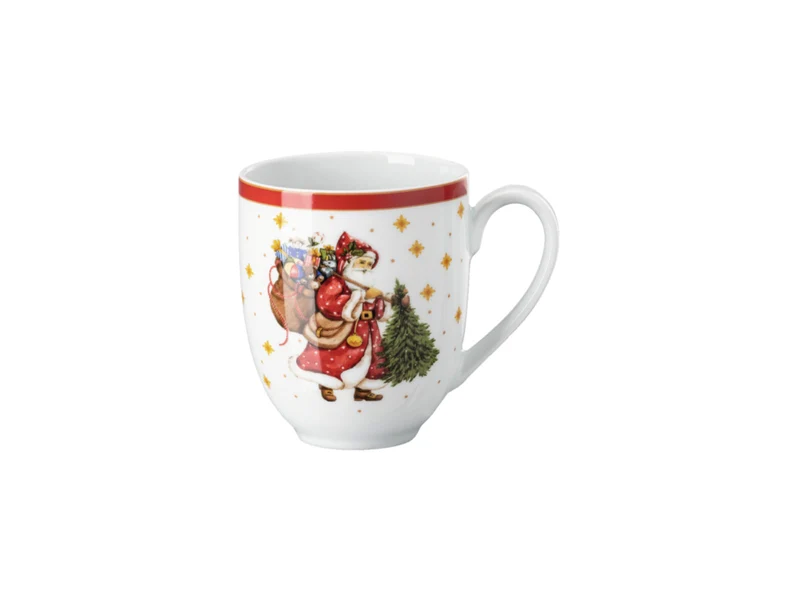 Hutschenreuther Happy Wintertime Red Becher mit Henkel 0,4l
