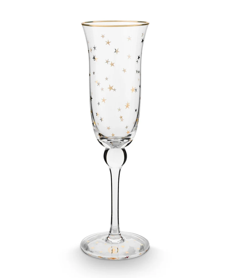 PIP STUDIO Stars Champagnerglas gold 0,22l