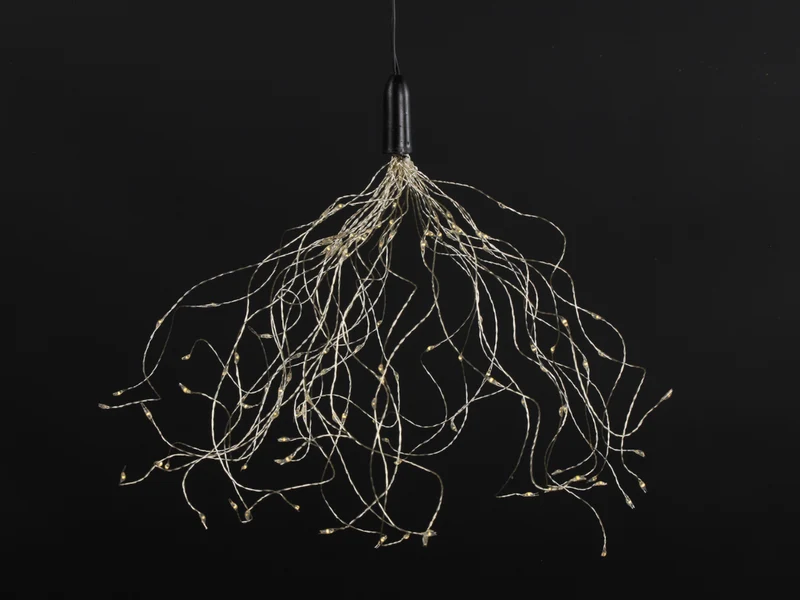 Decostar Lichterspinne hängend LED Harry schwarz 13,5cm