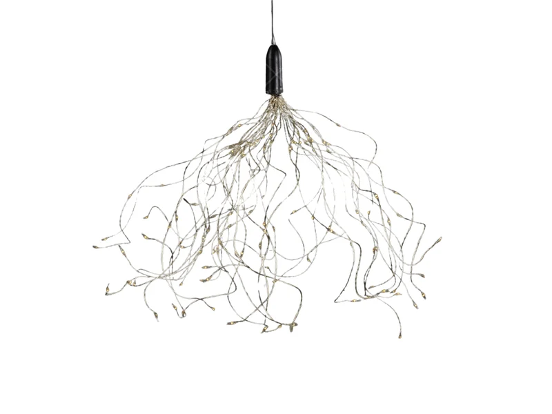 Decostar Lichterspinne hängend LED Harry schwarz 13,5cm