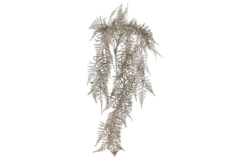 Decostar Dekozweig Farn champagne 80cm